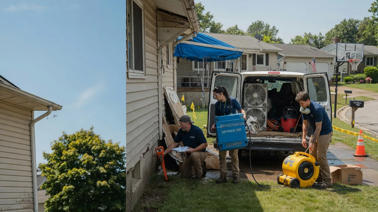 Ceiling Leak Cleanup in Grand Valley, PA near me